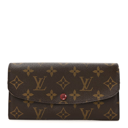 Louis Vuitton Monogram Emilie Wallet Fuchsia 1 of 15