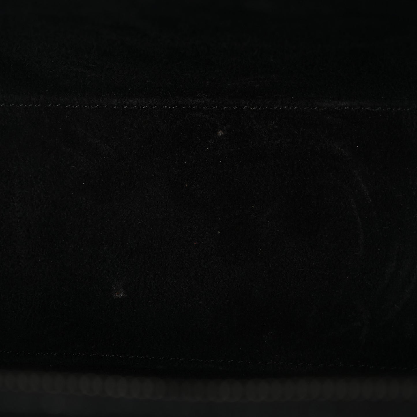 Drummed Calfskin Nano Luggage Black