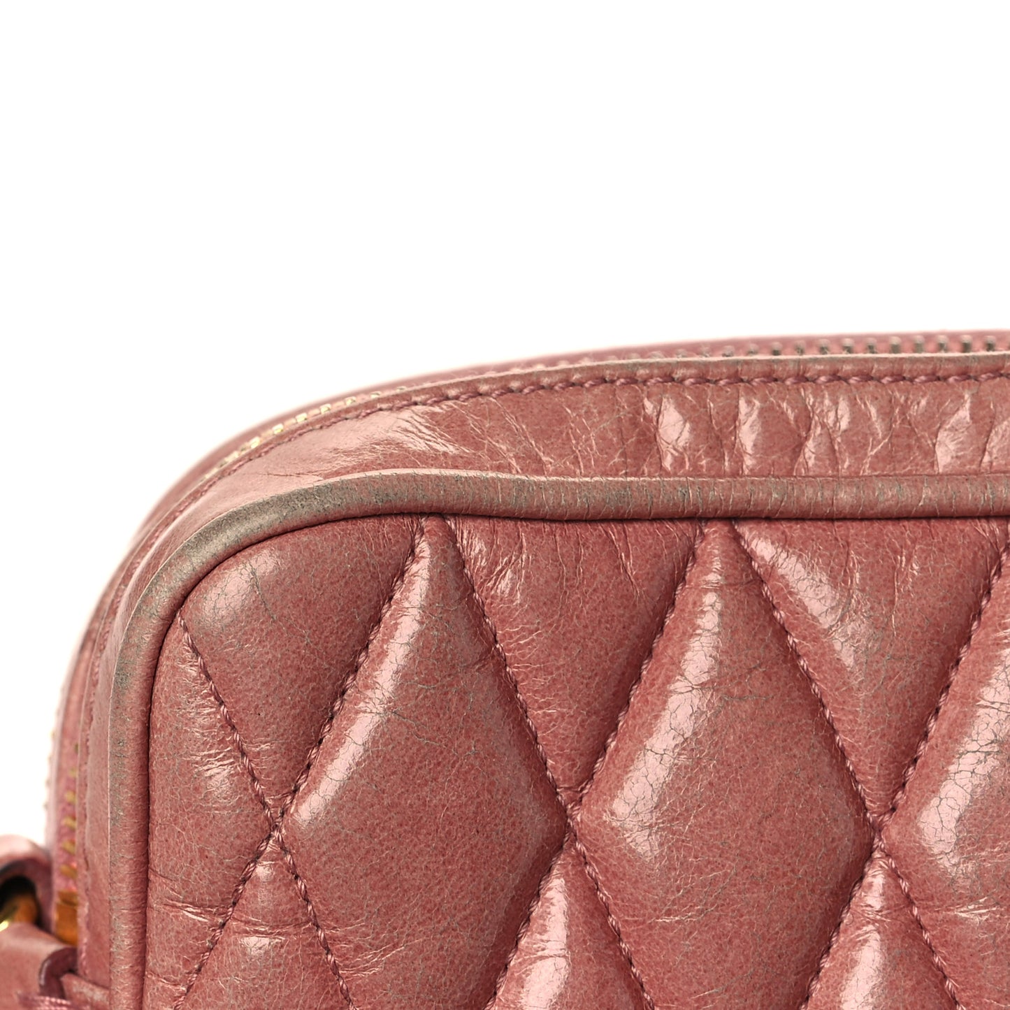 Vitello Shine Quilted Camera Bag Loto