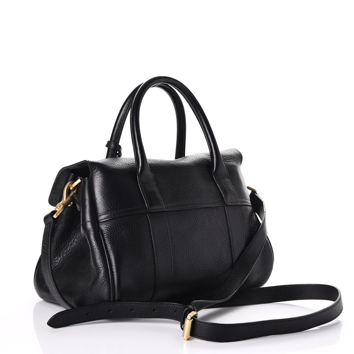 Natural Leather Small Bayswater Black
