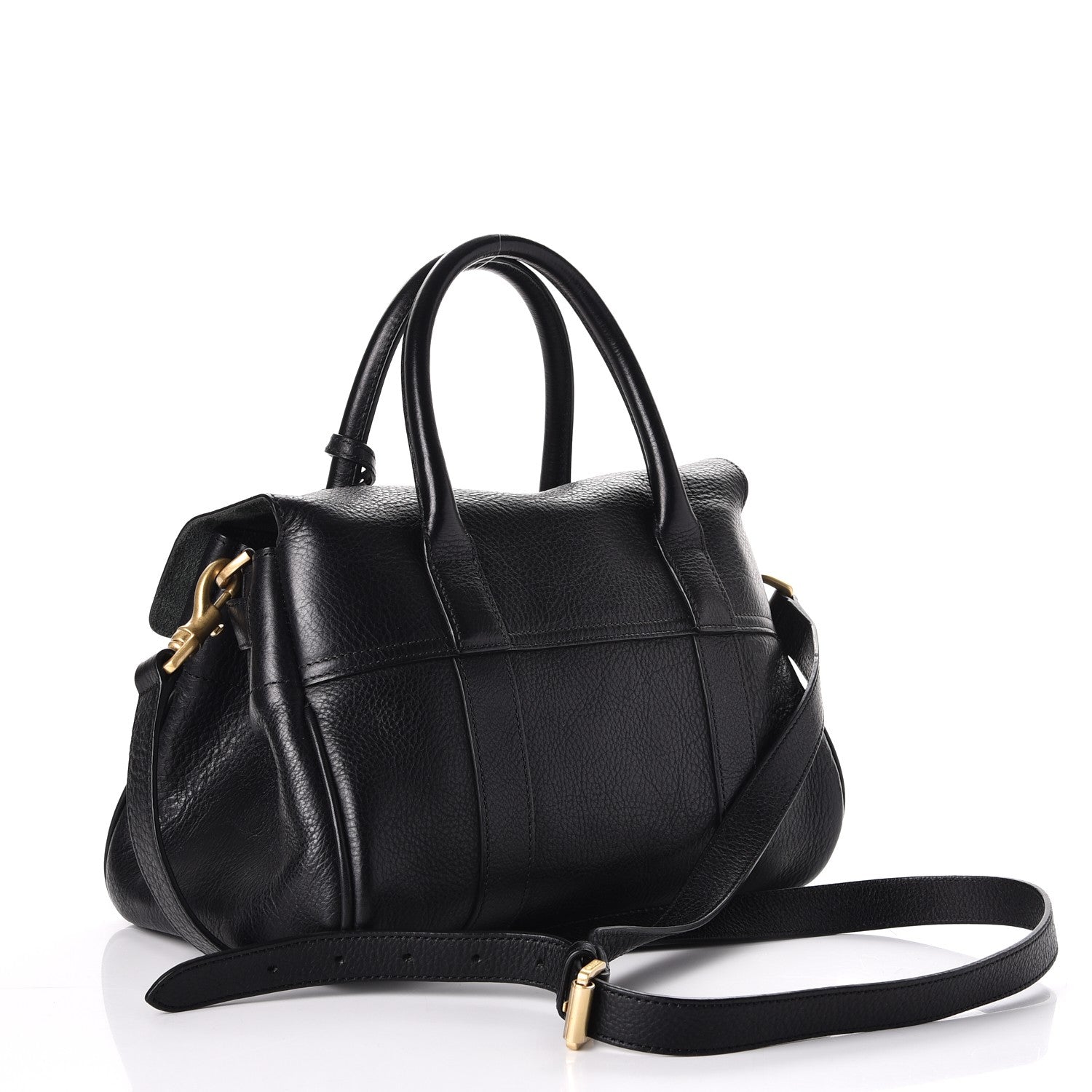 Mulberry Natural Leather Small Bayswater Black 4 of 9