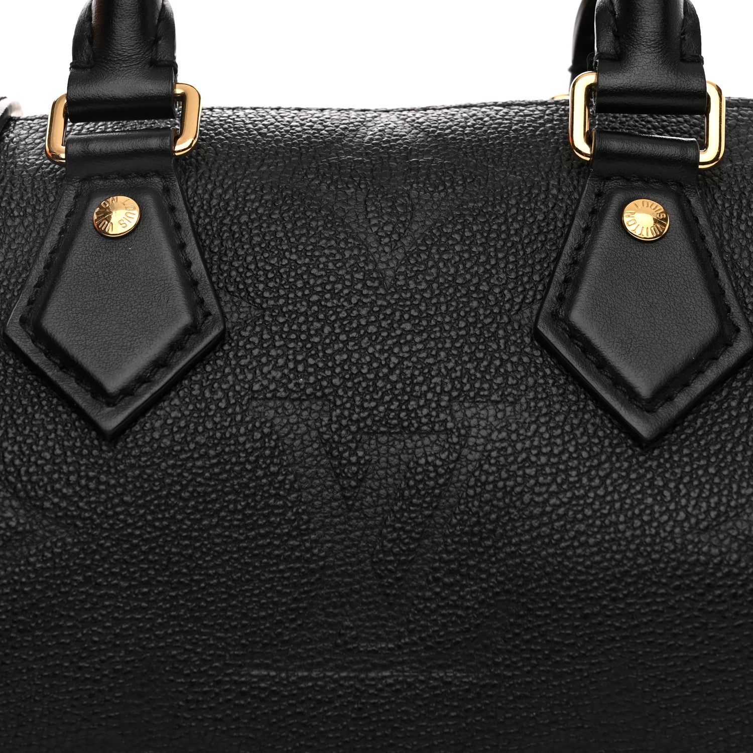 Louis Vuitton Empreinte Monogram Giant Speedy Bandouliere 20 Black 7 of 10