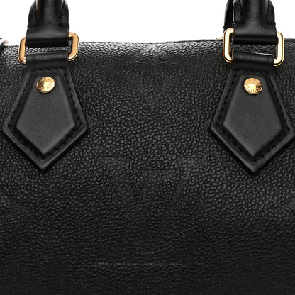 Louis Vuitton Empreinte Monogram Giant Speedy Bandouliere 20 Black 7 of 10