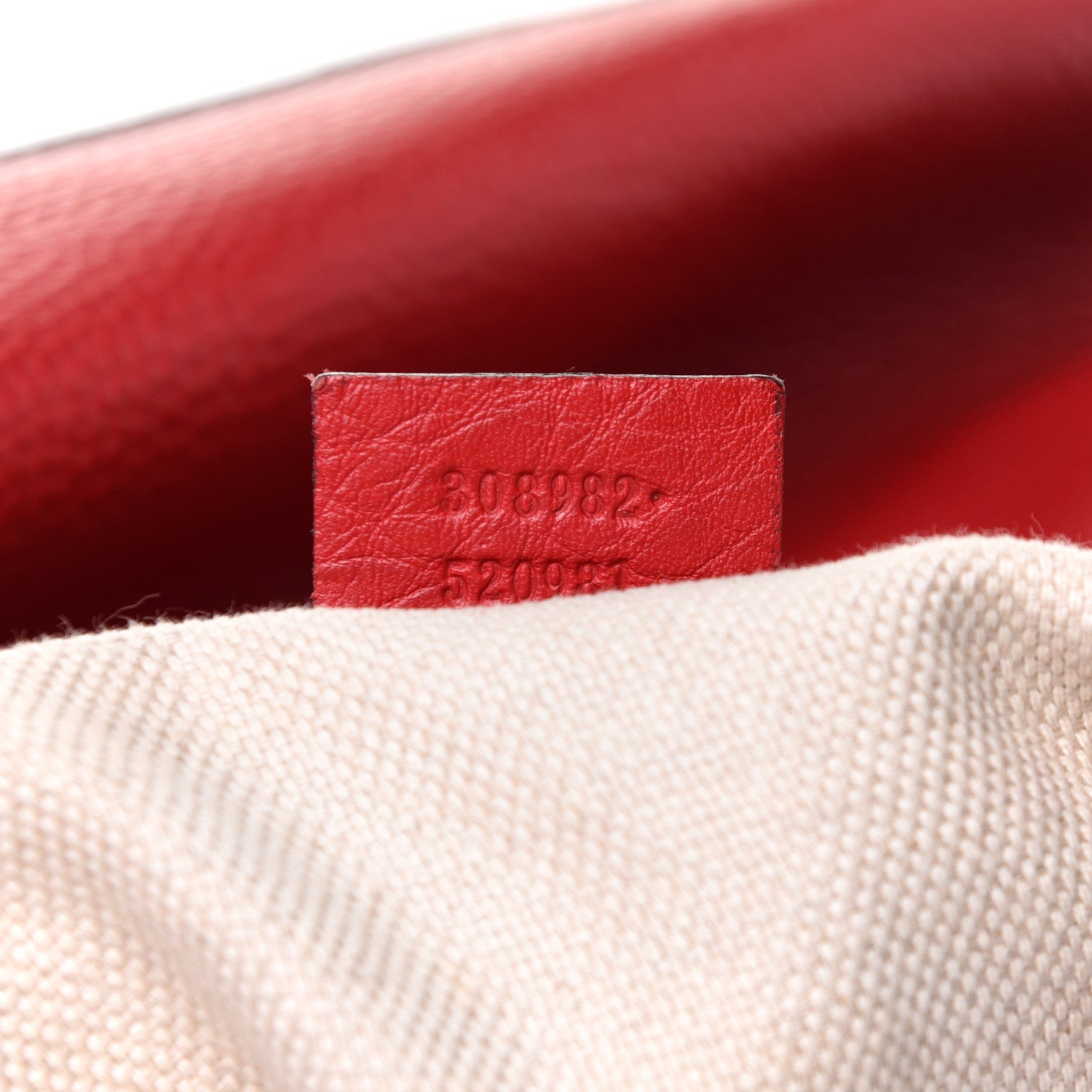 Gucci Pebbled Calfskin Medium Soho Chain Shoulder Bag Tabasco Red 7 of 14