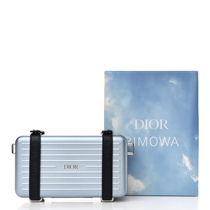 Christian Dior X RIMOWA Aluminum Personal Clutch On Strap Bleu 12 of 12