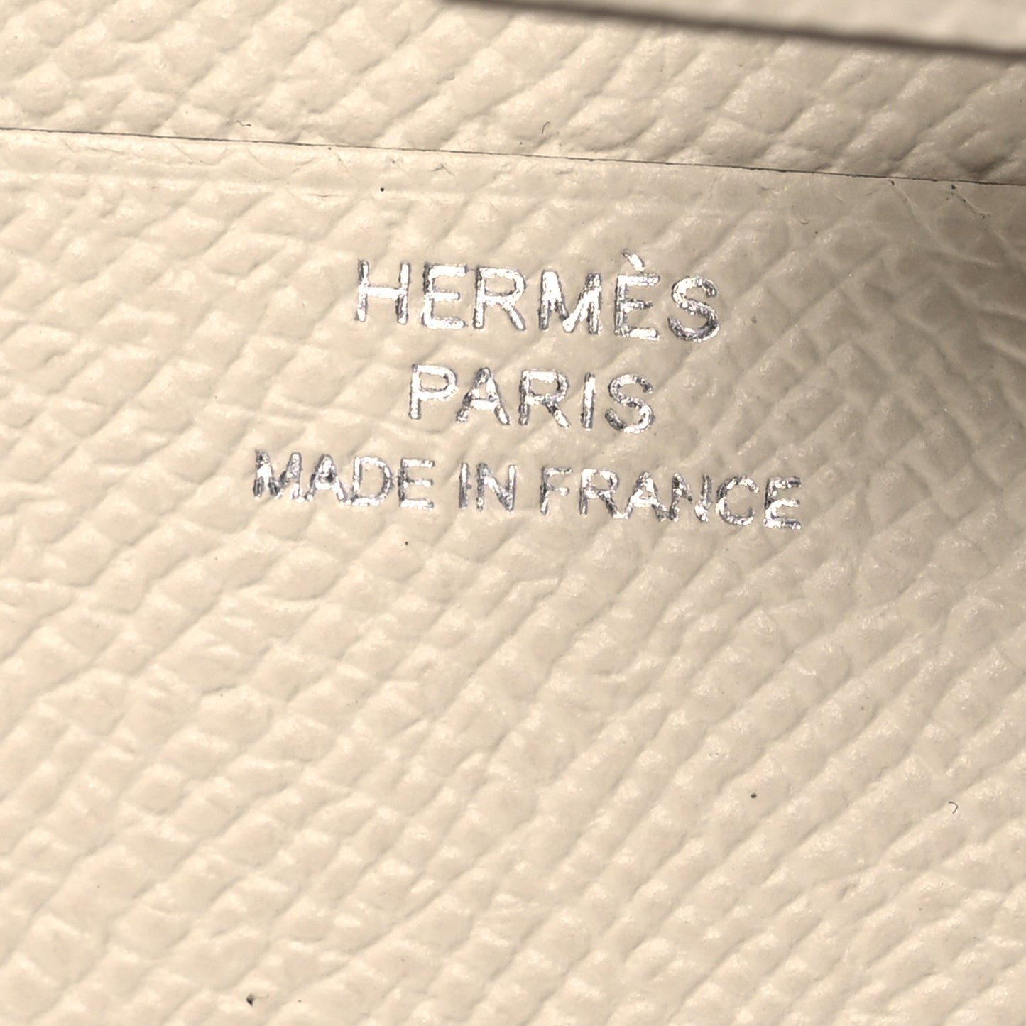 Epsom H Passant Compact Wallet Craie