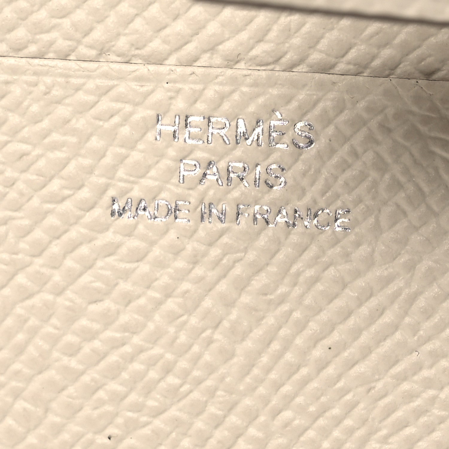 Hermes Epsom H Passant Compact Wallet Craie 9 of 10
