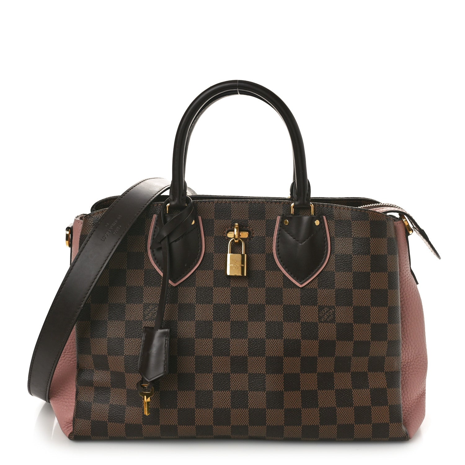 Louis Vuitton Cuir Taurillon Damier Ebene Normandy Magnolia 1 of 15