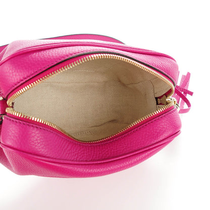 Gucci Cellarius Calfskin Small Soho Disco Bag Bright Bouganville 5 of 7