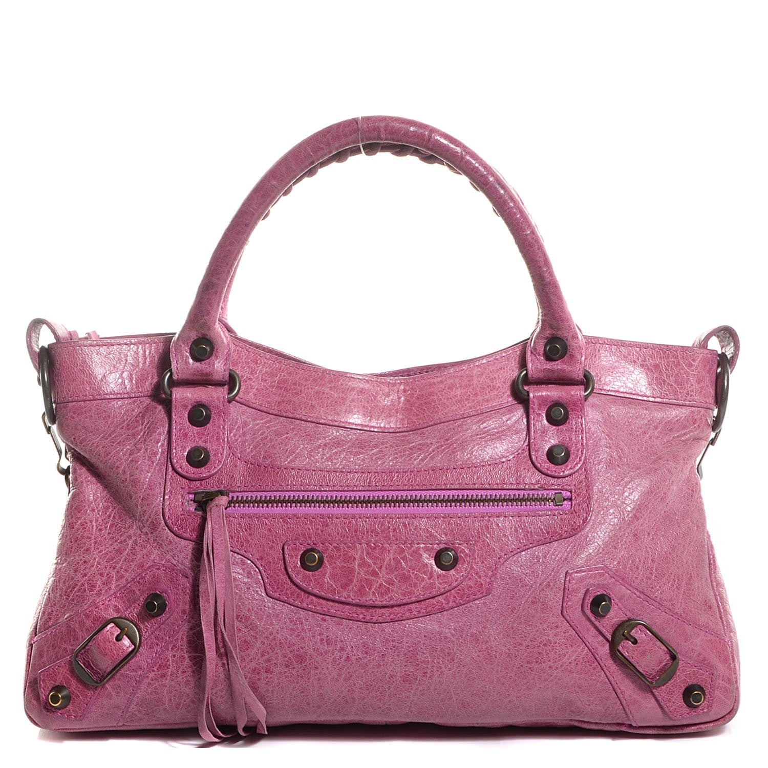 Balenciaga Agneau Classic Hardware First Magenta 1 of 12