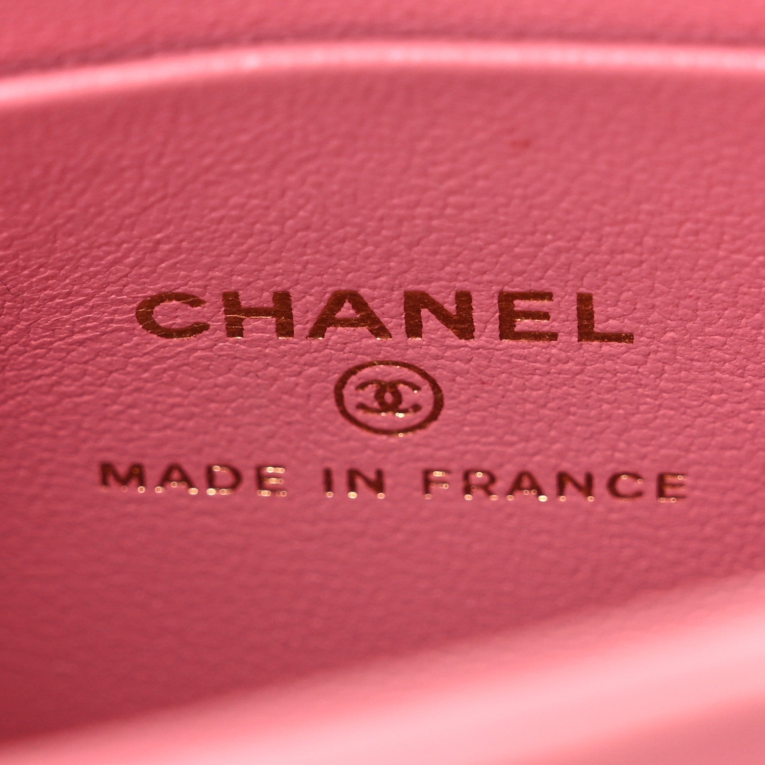 Chanel Lambskin Quilted Top Handle Clutch With Chain Pink 6 of 12