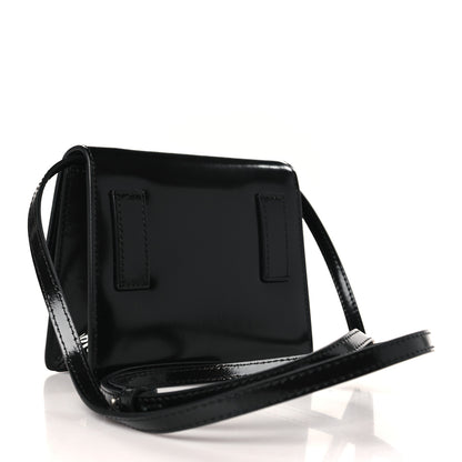 Off-White Glazed Calfskin Jitney 0.7 Not For Sale Crossbody Bag Black 2 of 8