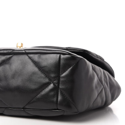 Chanel Lambskin Quilted Large Chanel 19 Flap Black 7 of 11