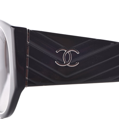 Chanel Oval Sunglasses 5411-A Black 8 of 9
