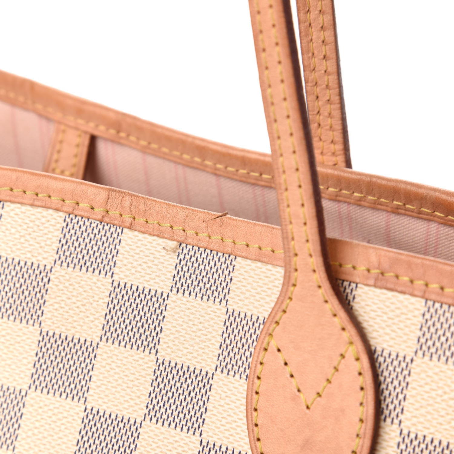 Louis Vuitton Damier Azur Neo Neverfull MM Rose Ballerine 11 of 11