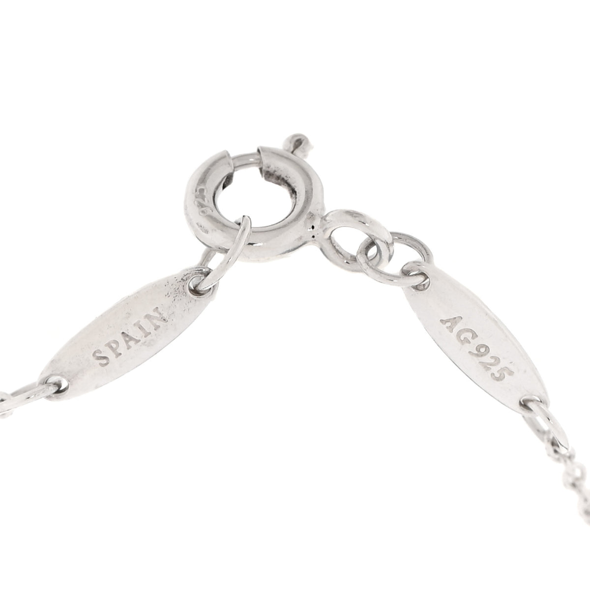 Sterling Silver Diamond Elsa Peretti Diamonds by the Yard Open Heart Bracelet