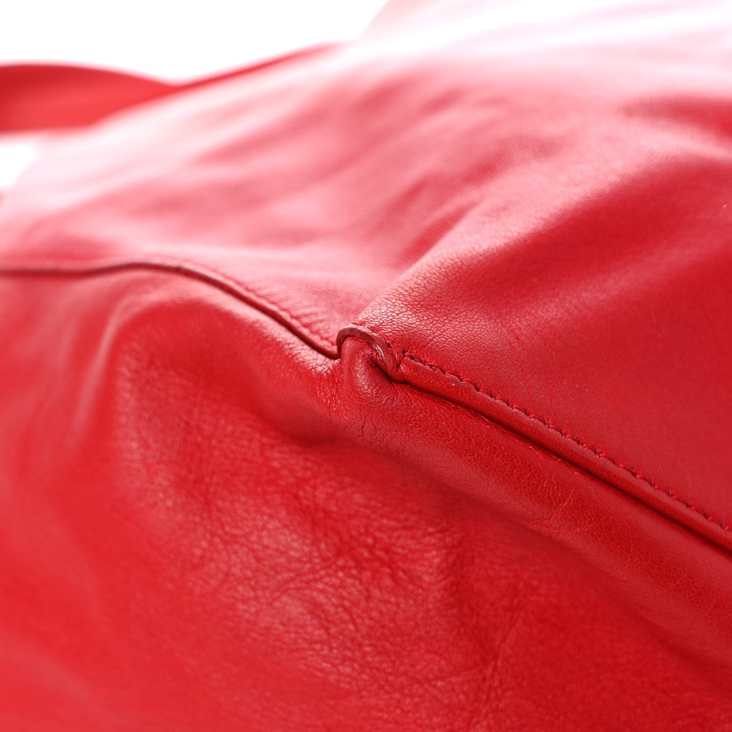 Lambskin Horizontal Cabas Magenta