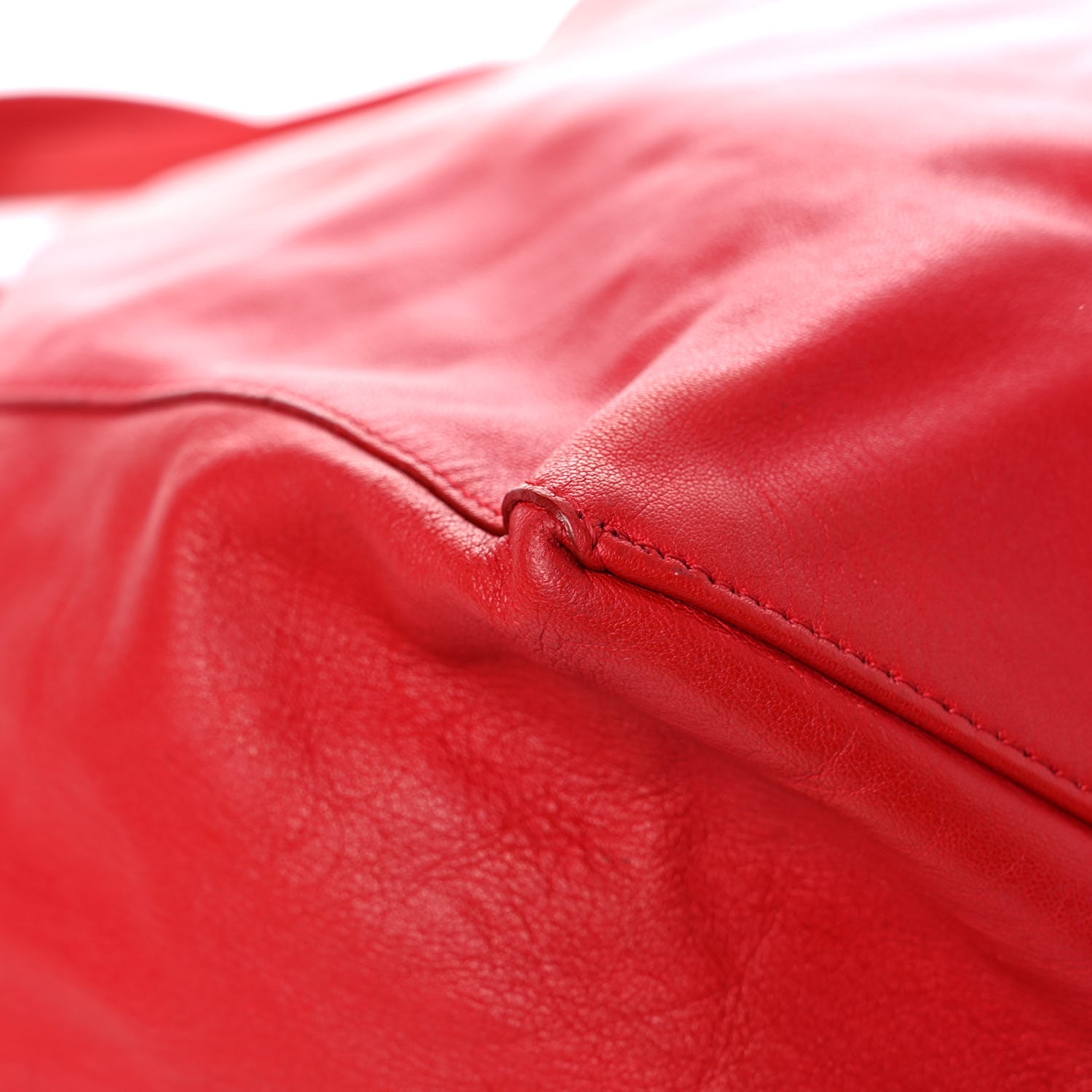 Celine Lambskin Horizontal Cabas Magenta 10 of 23