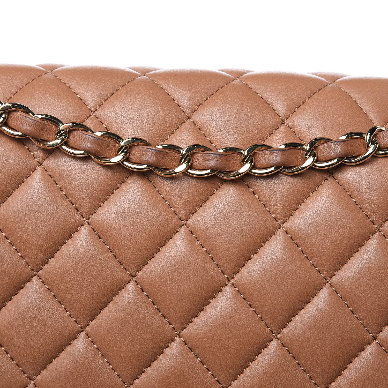 Chanel Lambskin Quilted Large Urban Spirit Backpack Dark Beige 12 of 12