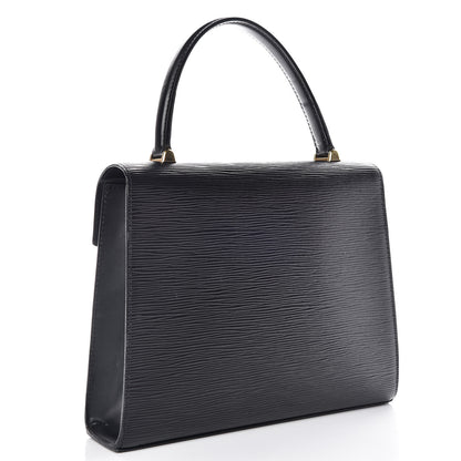 Louis Vuitton Epi Malesherbes Black 3 of 10