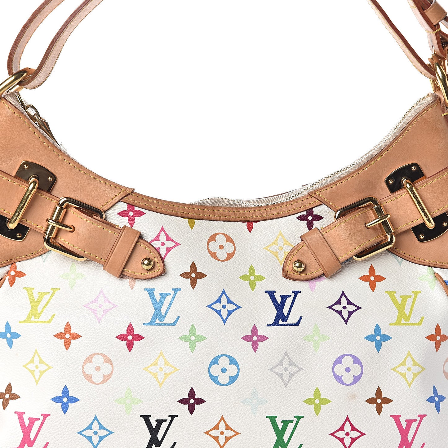 Monogram Multicolor Greta White