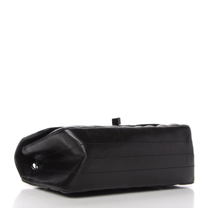 Chanel Aged Calfskin Chevron Quilted 2.55 Reissue Mini Flap So Black 4 of 11