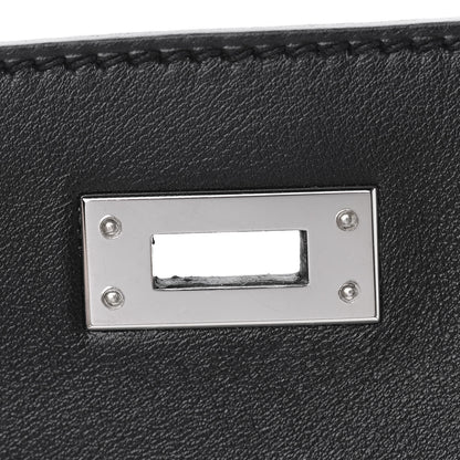 Hermes Swift Kelly Retourne 25 Black 24 of 35