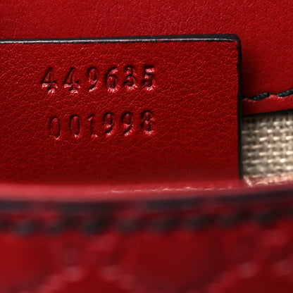 Gucci Microguccissima Medium Emily Chain Shoulder Bag Red 6 of 17