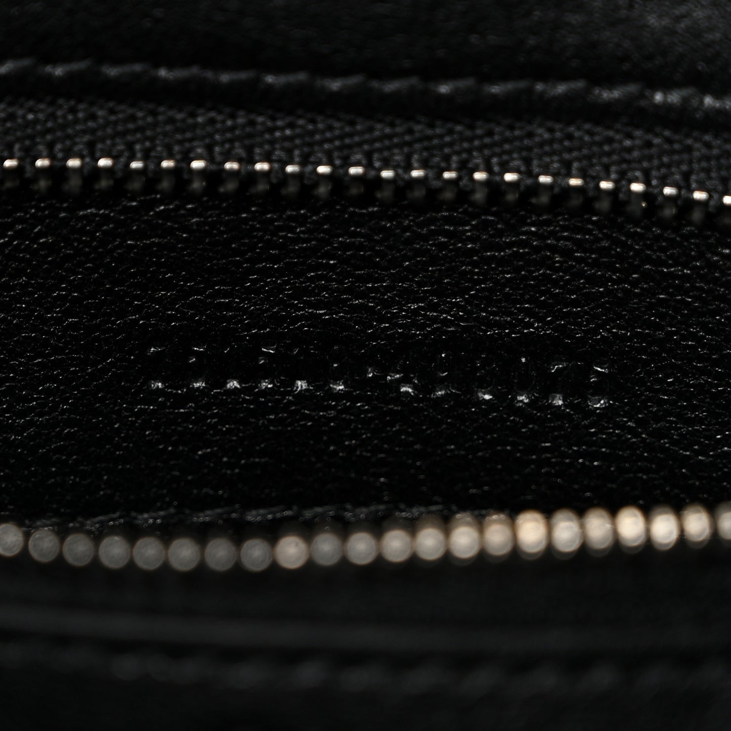 Sakai Be Green Calfskin Diagonal Stitched Small Blondie Tote  Black