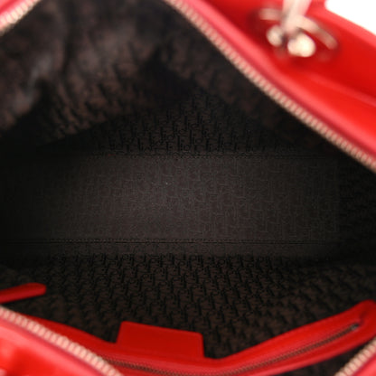 Christian Dior Patent Cannage Large Lady Dior Red 5 of 18