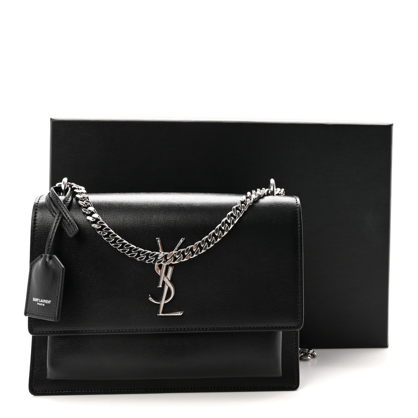 Calfskin Medium Monogram Sunset Black