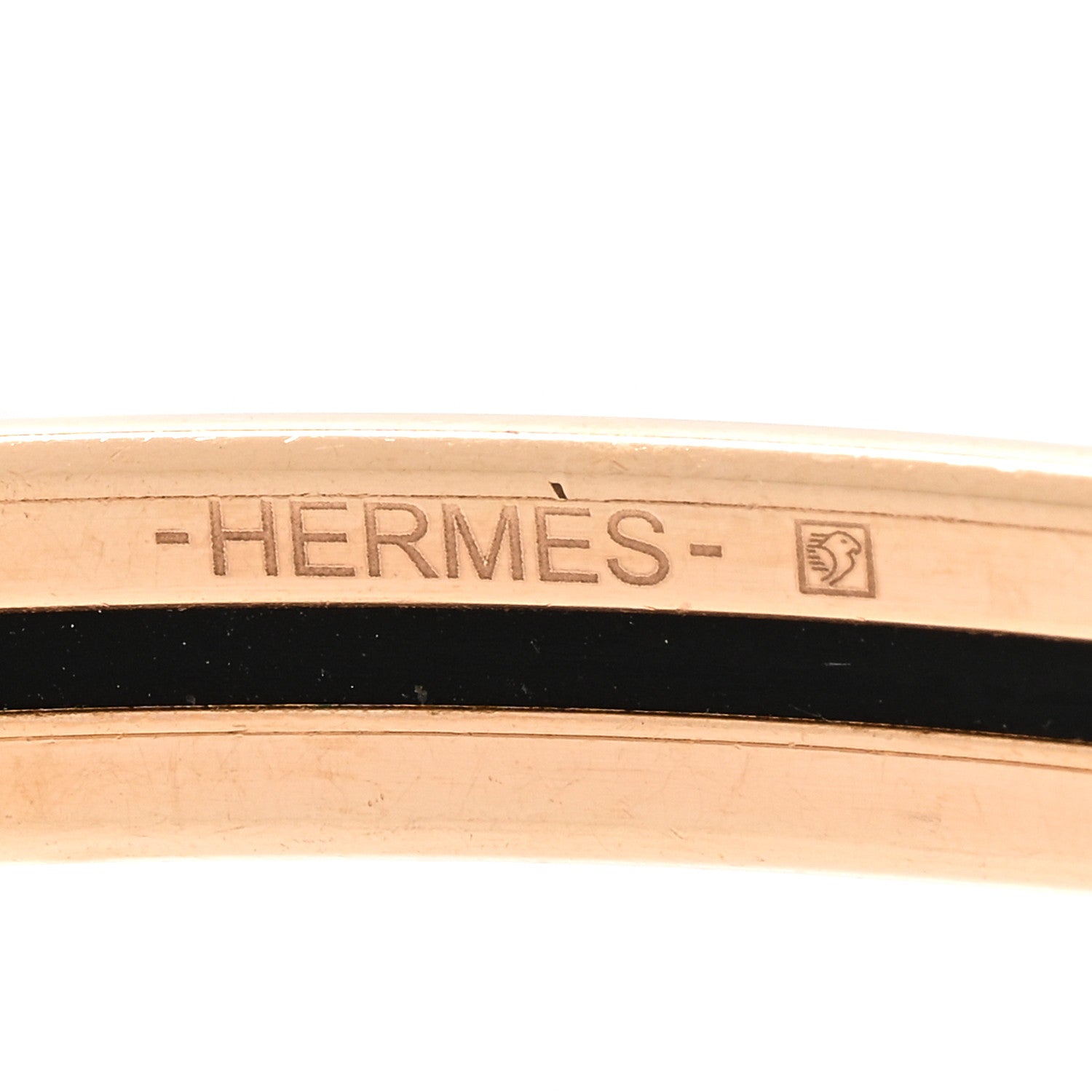 Hermes Enamel Uni Bangle 62 Orange Fruite 4 of 5