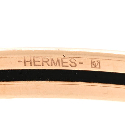 Hermes Enamel Uni Bangle 62 Orange Fruite 4 of 5