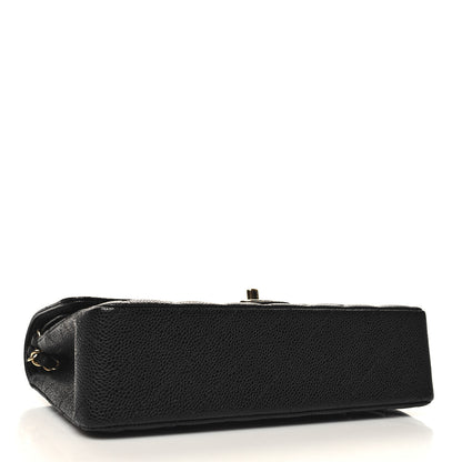 Chanel Caviar Quilted Medium Double Flap Black 4 of 10