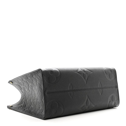 Louis Vuitton Empreinte Monogram Giant Onthego MM Black 4 of 10