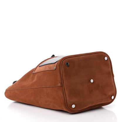 Alexander Wang Suede Calfskin Mason Tote Brown Black 4 of 13
