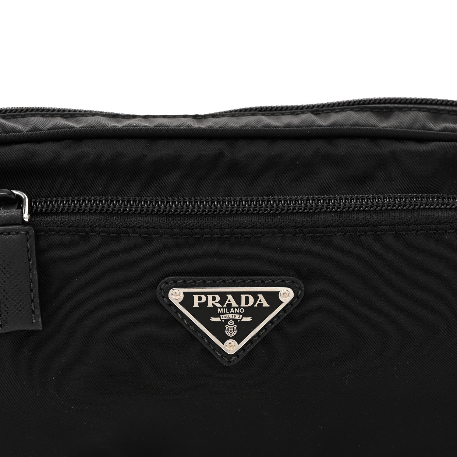 Prada Re-Nylon Saffiano Belt Bag Black 7 of 10