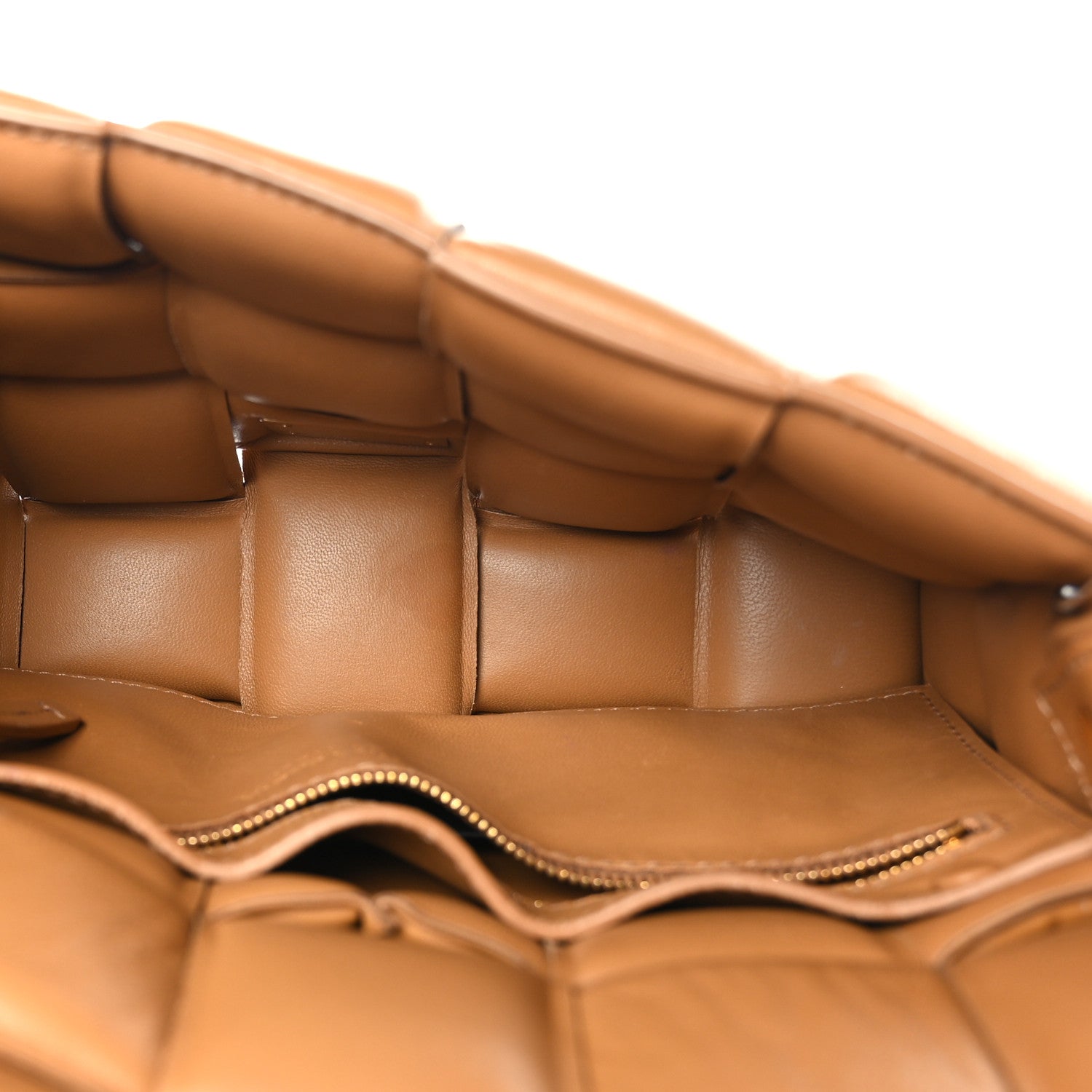 Bottega Veneta Nappa Maxi Intreccio Padded Cassette Crossbody Bag Caramel 5 of 8