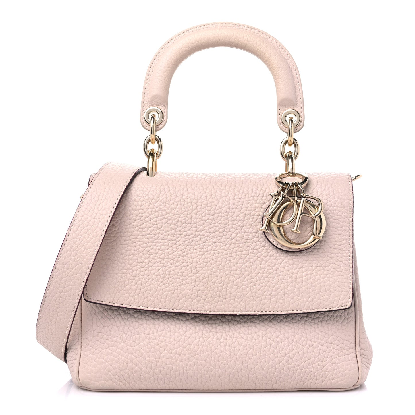 Bullcalf Mini Be Dior Flap Rose Poudre