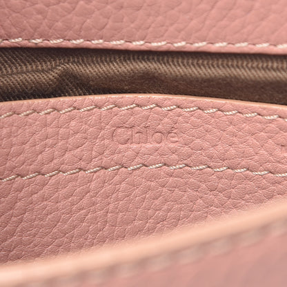 Chloe Grained Calfskin Small Marcie Saddle Bag Anemone Pink 6 of 11