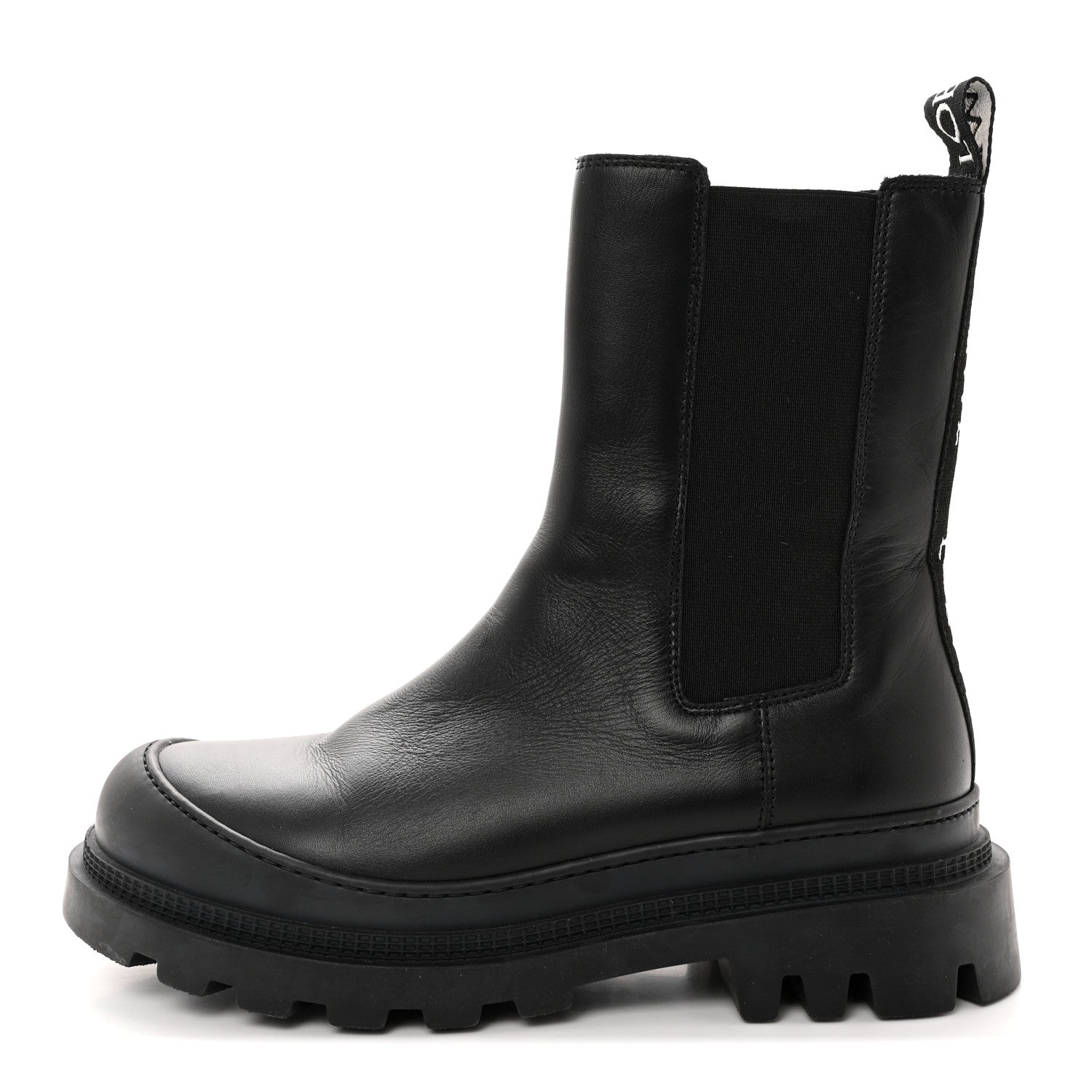 Loewe Calfskin Logo Chelsea Boots 38 Black 1 of 10