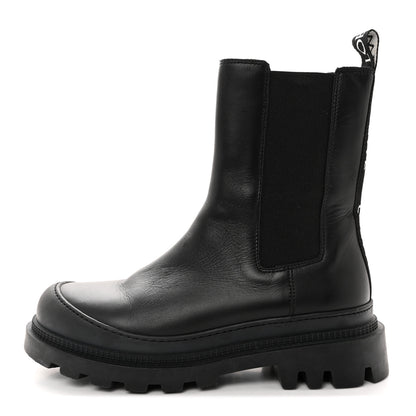 Loewe Calfskin Logo Chelsea Boots 38 Black 1 of 10