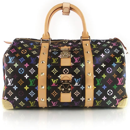 Louis Vuitton Monogram Multicolor Keepall 45 Black 1 of 10