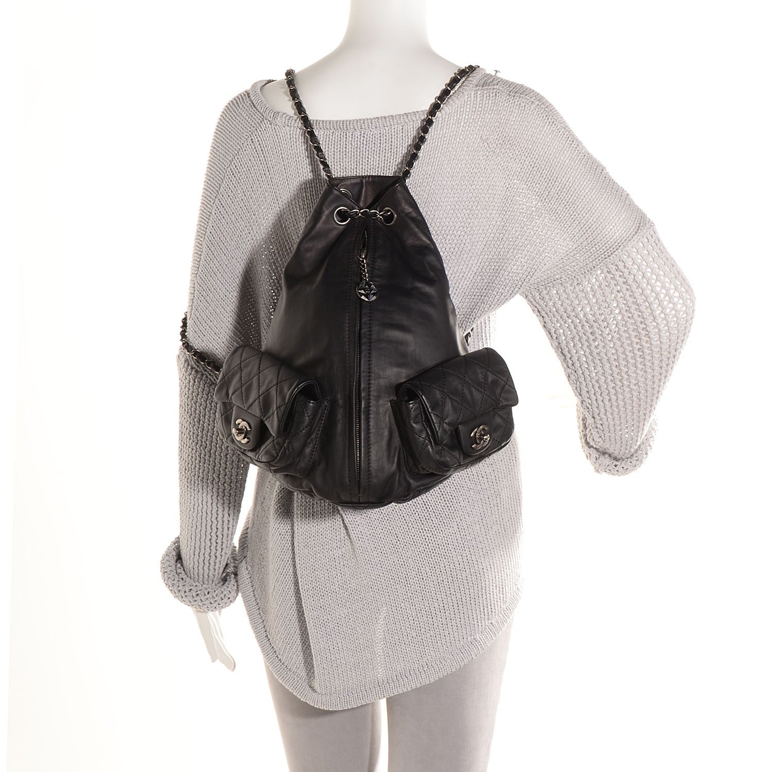 Chanel Calfskin Large Backpack Is Back Black 2 of 8