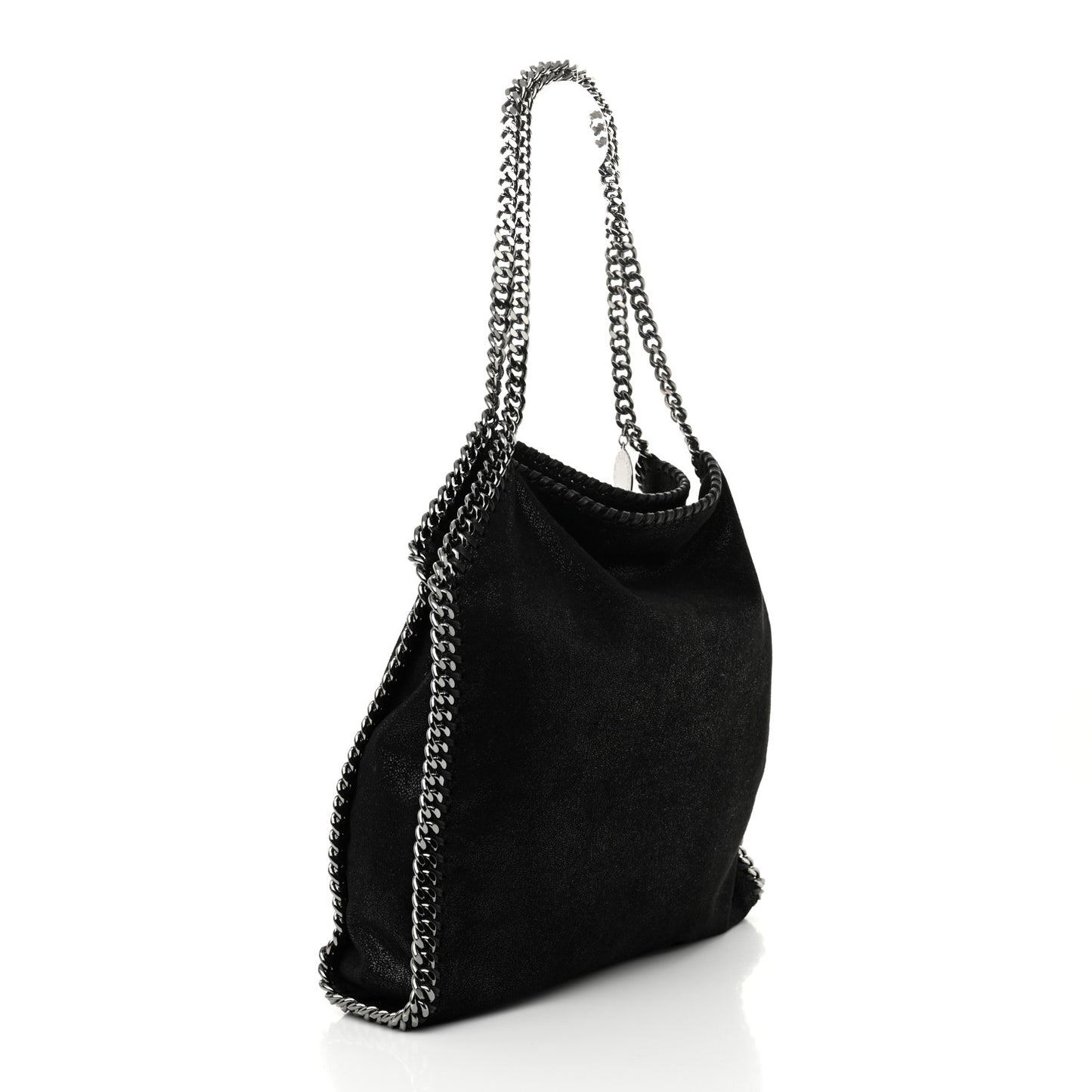 Shaggy Deer Small Falabella Tote Black