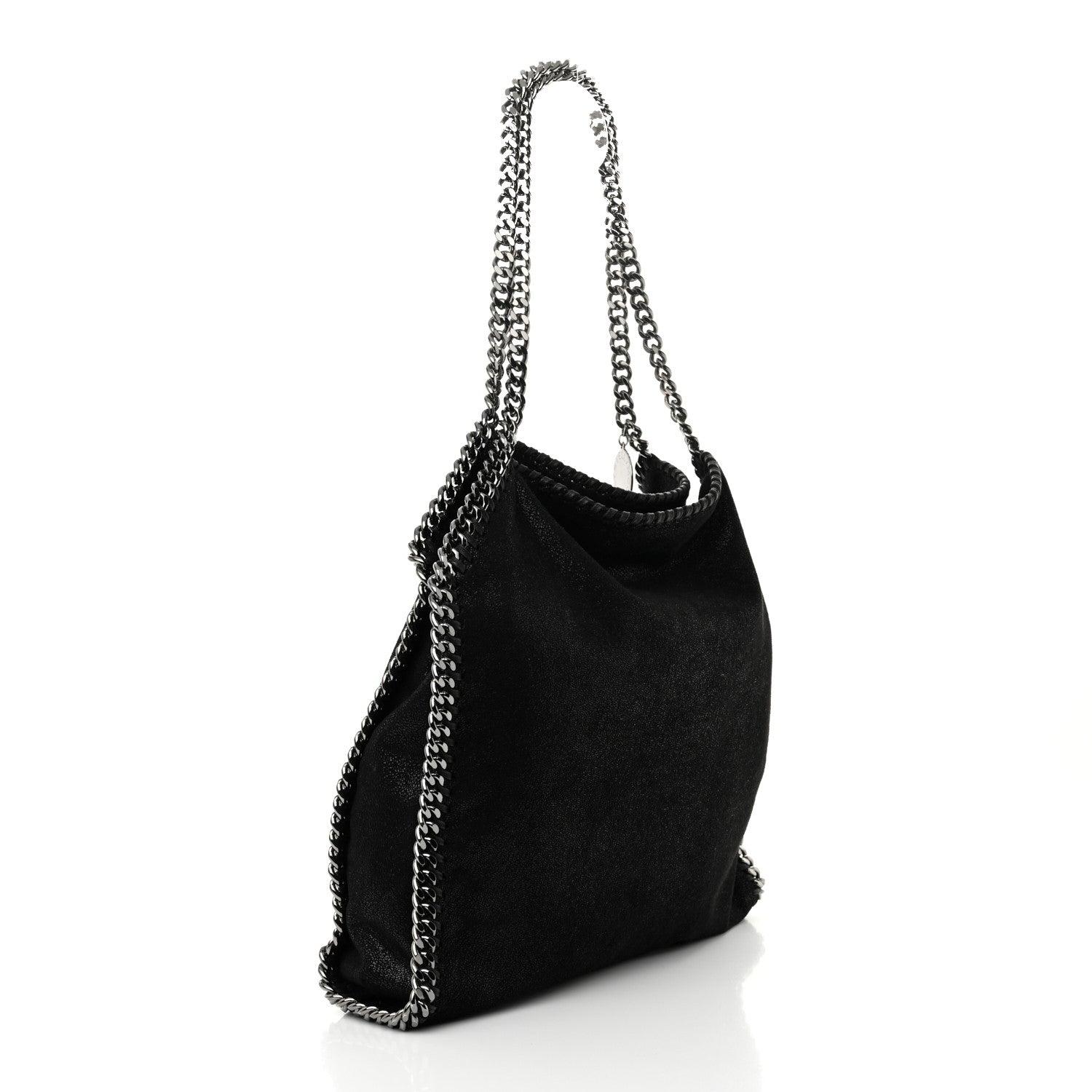Stella McCartney Shaggy Deer Small Falabella Tote Black 3 of 10