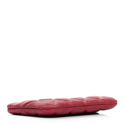 Chanel Caviar Quilted Zipped Boy Pouch Red 4 of 9