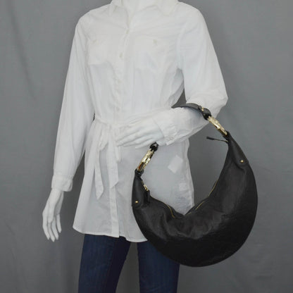 Gucci Guccissima Half Moon Bamboo Ring Hobo 2 of 10