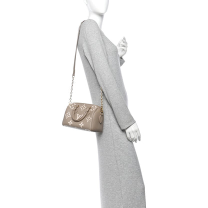 Louis Vuitton Empreinte Monogram Giant Speedy Bandouliere 20 Creme Beige 2 of 10