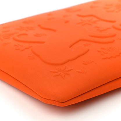 Hermes Neoprene Small Neobain Les Leopards Orange Samba 8 of 9